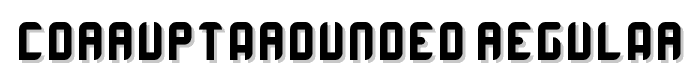 CorruptaRounded Regular font